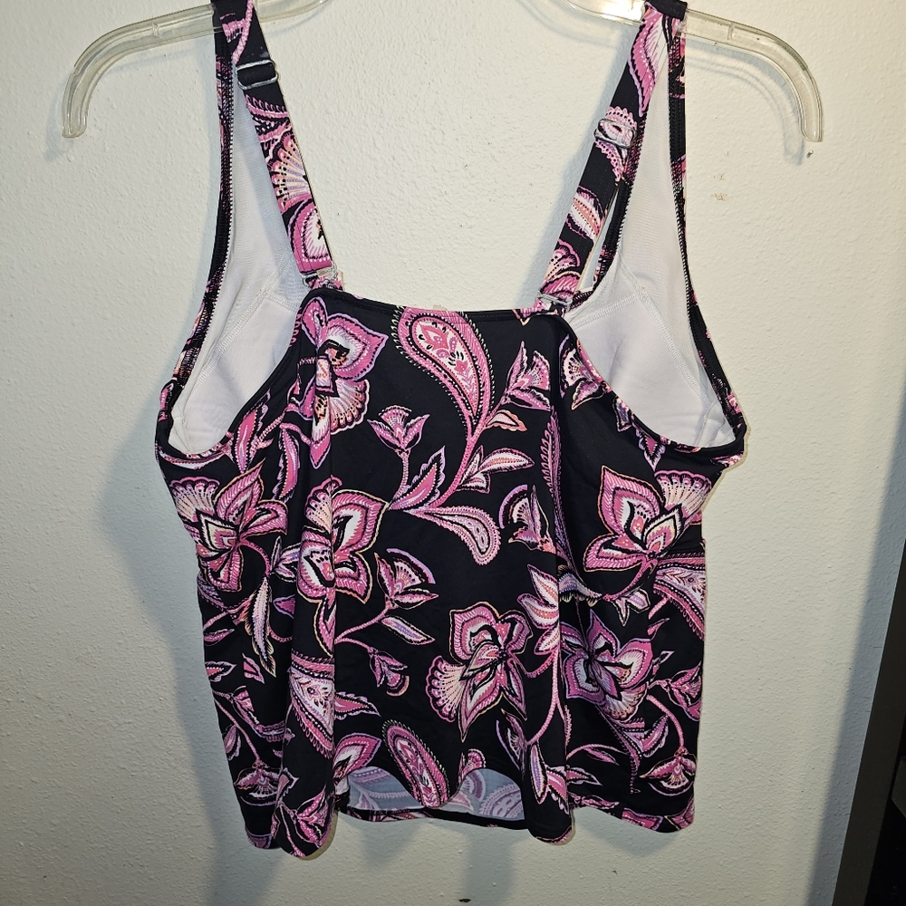 Lands end sz. 18W Paisley print tankini - Picture 5 of 7
